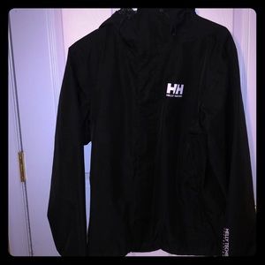 Black helly Hansen rain jacket. Men’s size small.